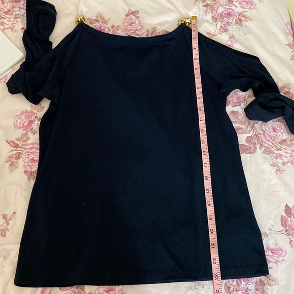 Michael Kors chain cold shoulder top - Picture 9 of 12